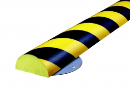 Eckschutz -KNUFFI®- aus PU, 70x35 mm, mit Edelstahlrücken, Typ C+